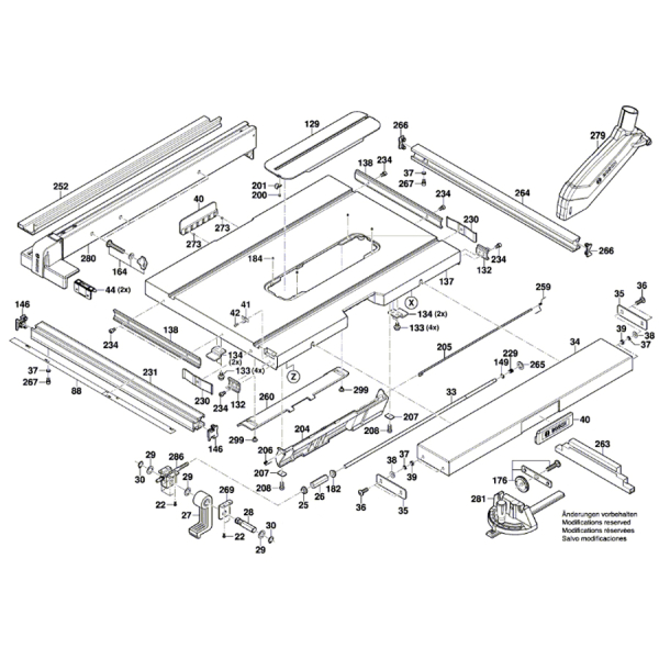 Настільна циркулярна пила Bosch Professional GTS 10 J 0601B30500