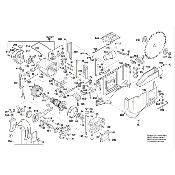 Настільна циркулярна пила Bosch Professional GTS 10 J 0601B30500