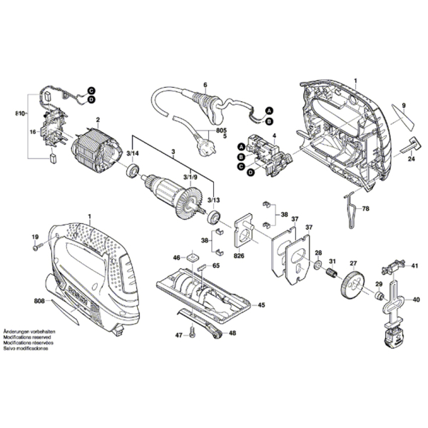 Лобзик Bosch PST 700 E в чемодані 06033A0020