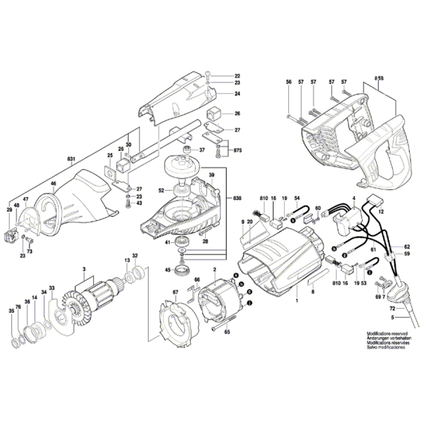 Сабельна пилка Bosch PSA 700 E (06033A7020)