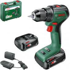 Акумуляторний дриль-шурупокрут Bosch UniversalDrill 18V-60 із 2 акб 2 Ah і з/п AL 18V-20 у кейсі 06039D7002