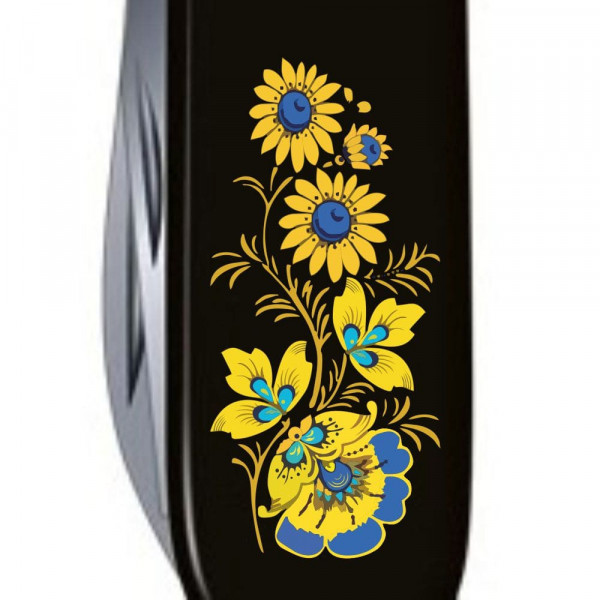Складаний ніж Victorinox SPARTAN UKRAINE Квіти 1.3603.3_T1050u
