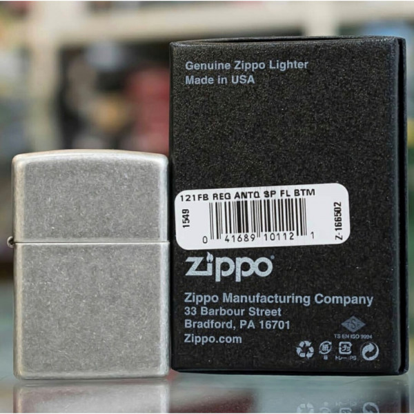 Запальничка Zippo (Зіппо) ANTIQUE SILVER PLATE 121FB Запальничка Zippo (Зіппо) ANTIQUE SILVER PLATE 121FB