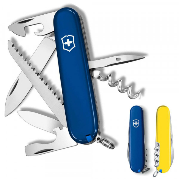 Складаний ніж Victorinox CAMPER UKRAINE синьо-жовтий 1.3613.2.8
