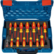 Набір ізольованих викруток Bosch Professional VDE змішаних в L-BOXX 102, 14 шт 1600A02NF9