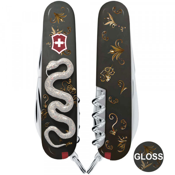 Складаний ніж Victorinox SPARTAN ZODIAC 3D Розкішна змія 1.3603.3.Z4210hk