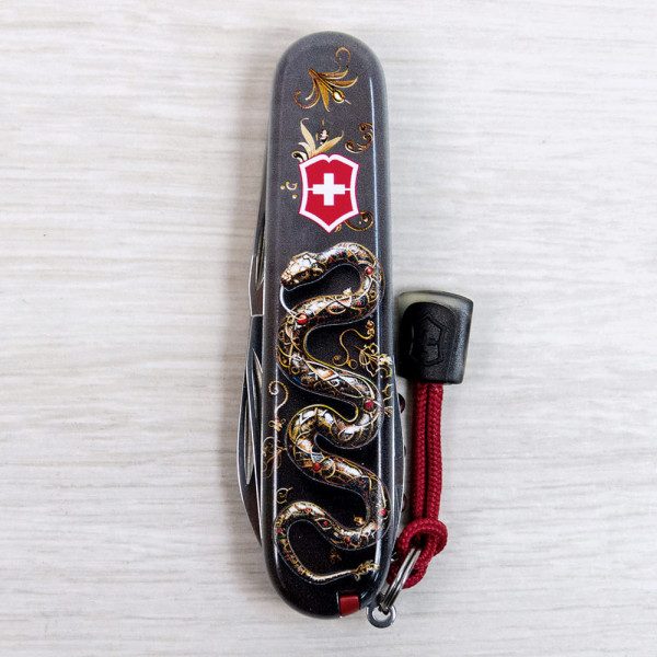 Складаний ніж Victorinox SPARTAN ZODIAC 3D Розкішна змія 1.3603.3.Z4210hk