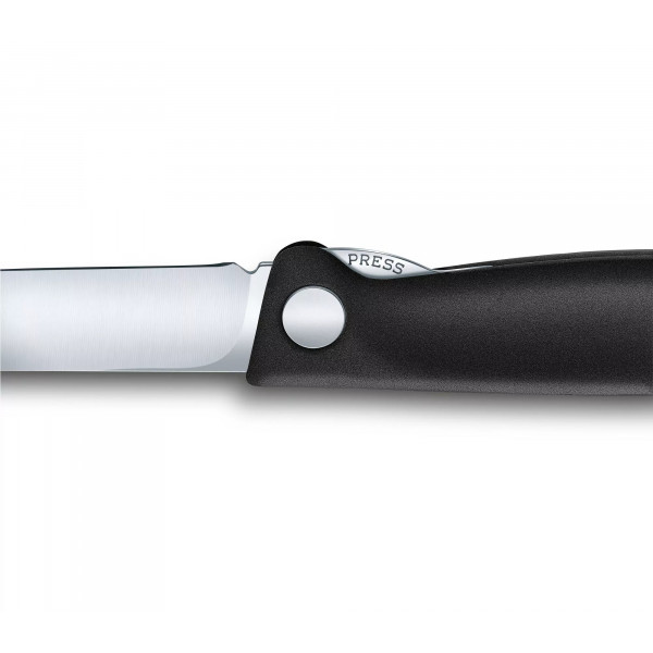 Ніж для пікніка складаний 11см Victorinox Swiss Classic Picnic округлий кінчик, лезо гладке, чорний, картонна коробка (6.7803.F Ніж для пікніка складаний 11см Victorinox Swiss Classic Picnic округлий кінчик, лезо гладке, чорний, картонна коробка (6.7803.F