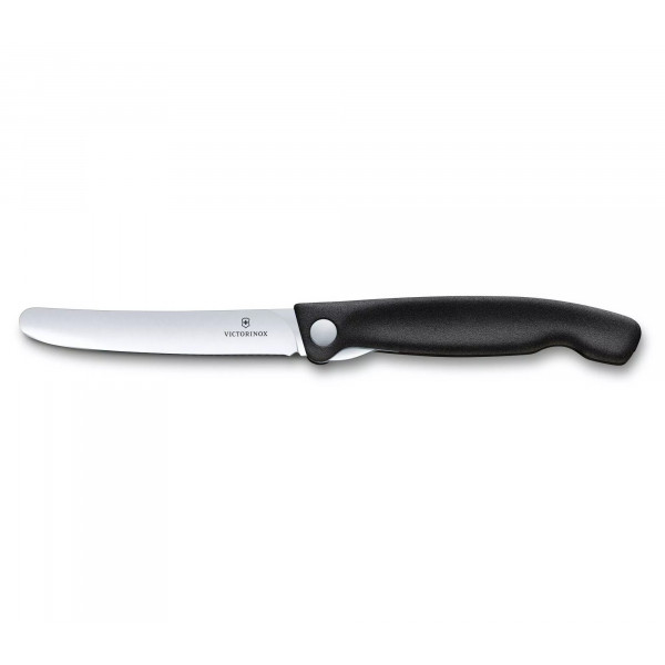 Ніж для пікніка складаний 11см Victorinox Swiss Classic Picnic округлий кінчик, лезо гладке, чорний, картонна коробка (6.7803.F Ніж для пікніка складаний 11см Victorinox Swiss Classic Picnic округлий кінчик, лезо гладке, чорний, картонна коробка (6.7803.F