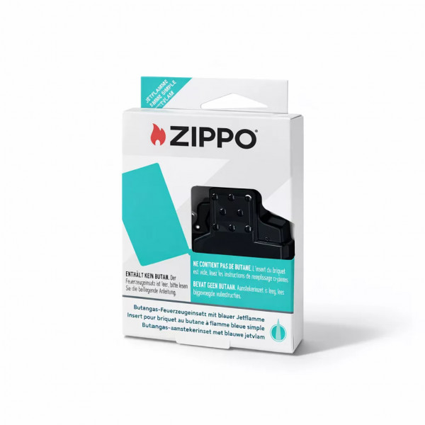 Інсерт газовий п'єзо турбо Zippo Butane Lighter Insert Single Flame Black чорний (2008086)