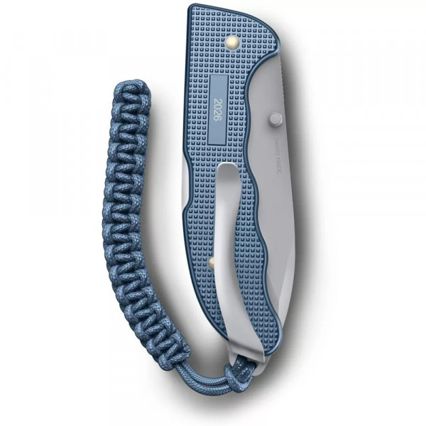 Ніж складаний 136мм Victorinox Evoke Alox Glacial Blue0 4функції ріфлений паракорд Блакитний (0.9415.L26) Ніж складаний 136мм Victorinox Evoke Alox Glacial Blue0 4функції ріфлений паракорд Блакитний (0.9415.L26)
