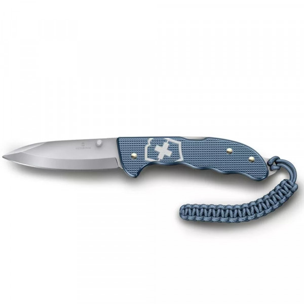 Ніж складаний 136мм Victorinox Evoke Alox Glacial Blue0 4функції ріфлений паракорд Блакитний (0.9415.L26) Ніж складаний 136мм Victorinox Evoke Alox Glacial Blue0 4функції ріфлений паракорд Блакитний (0.9415.L26)