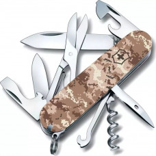 Багатофункціональний складаний ніж 91мм CLIMBER ARMY 3 шари 14 функцій Піксель пісочний (1.3703.7_W3944p)