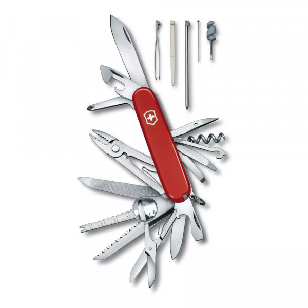 Складаний ніж 91мм Victorinox SWISSCHAMP 8 шарів 33 функції матовий Червоний (1.6795_M0007p)