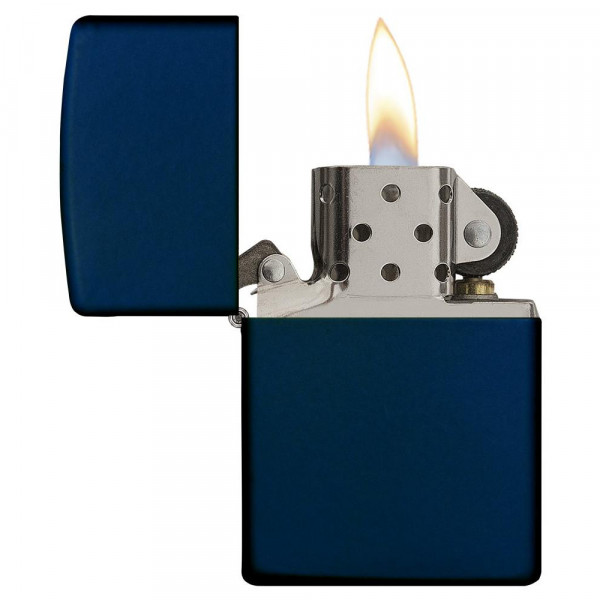 Запальничка Zippo (Зіппо) 239 NAVY MATTE w/ZIPPO LOGO 239 Запальничка Zippo (Зіппо) 239 NAVY MATTE w/ZIPPO LOGO 239