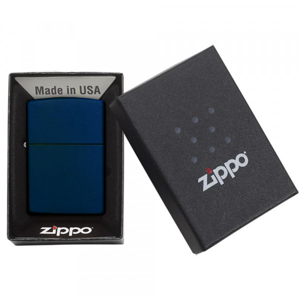 Запальничка Zippo (Зіппо) 239 NAVY MATTE w/ZIPPO LOGO 239 Запальничка Zippo (Зіппо) 239 NAVY MATTE w/ZIPPO LOGO 239