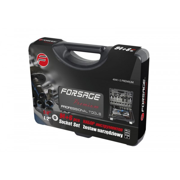Набір інструментів 94+6пр. 1/2", 1/4" (6гр.) Forsage F-4941-5 PREMIUM