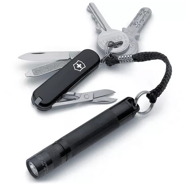 Подарунковий набір ніж Victorinox і ліхтар Maglite Чорний (4.4014)