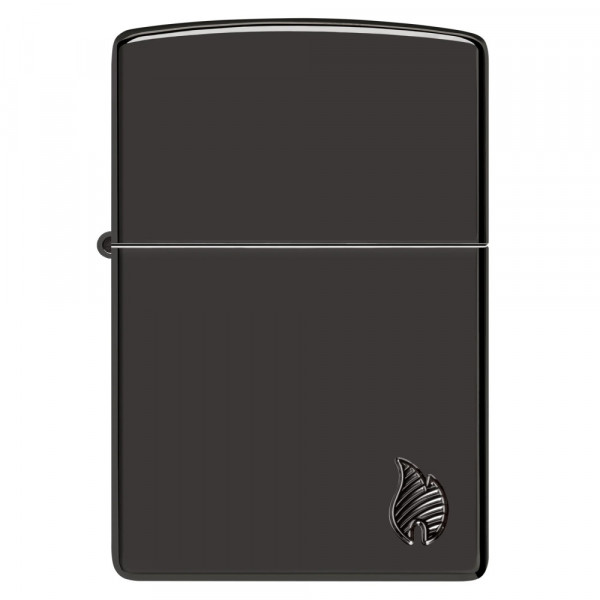 Запальничка Zippo (Зіппо) Armor® High Polish Black Flame Design 46402 Запальничка Zippo (Зіппо) Armor® High Polish Black Flame Design 46402