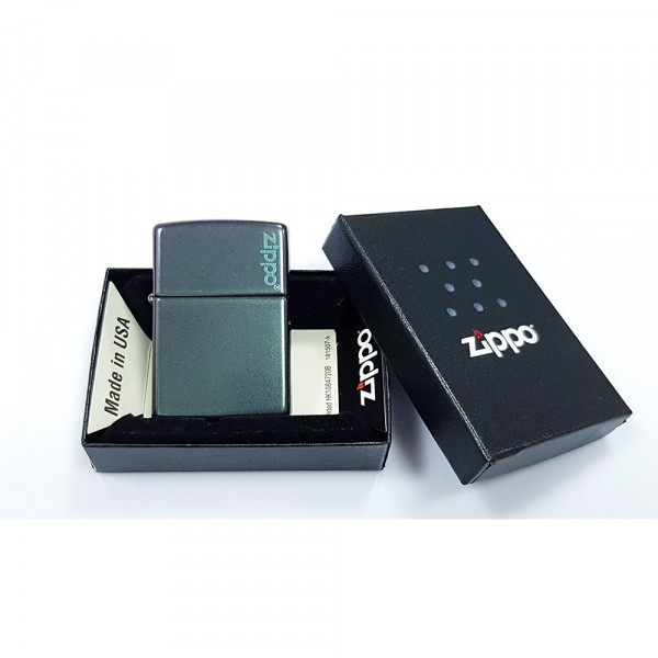 Запальничка Zippo (Зіппо) Reg Iridescent Matte Logo 49146ZL Запальничка Zippo (Зіппо) Reg Iridescent Matte Logo 49146ZL