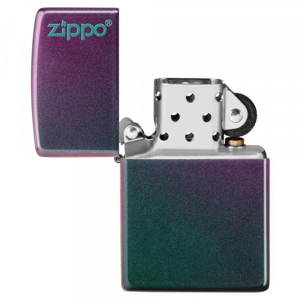Запальничка Zippo (Зіппо) Reg Iridescent Matte Logo 49146ZL Запальничка Zippo (Зіппо) Reg Iridescent Matte Logo 49146ZL