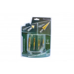 Набір мітчиків та свердел ступінчастих 6ін. (мітчики: М6х1.0, М8х1.25, М10х1.5; ступінчасті свердла 5-8.5, 4-20мм, зенкер 16.5мм) RockForce RF-44731