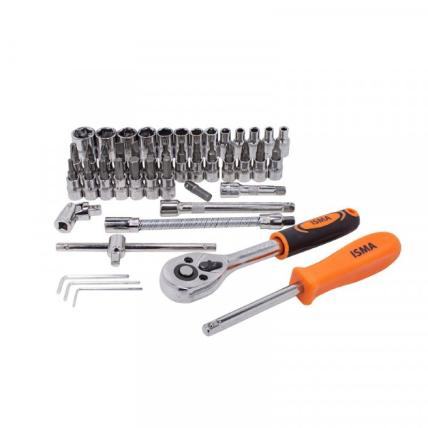 Набір інструментів 46 предметів 1/4'' (6гр.) (4-14мм) IS-2462-5 EURO