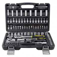 Набір інструментів 94пр. 1/4", 1/2" (6гр.) (4-22мм) WT-4941-5EURO