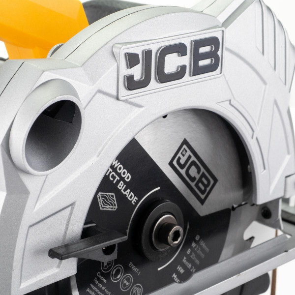 Пила циркулярна електрична (1500W, 5800 об/хв, діаметр диска 184 мм) JCB-CS1500-E