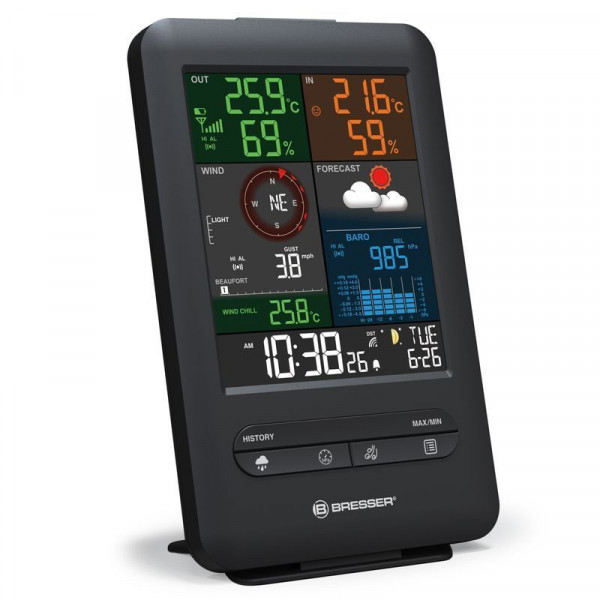 Метеостанція Bresser Weather Center 5-in-1 Beaufort (7002525) (930212) Метеостанція Bresser Weather Center 5-in-1 Beaufort (7002525) (930212)