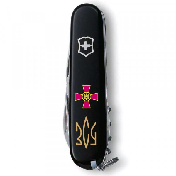 Складной нож Victorinox Climber Army Эмблема ЗСУ и Трезубец ЗСУ (1.3703.3_W1015u) Складной нож Victorinox Climber Army Эмблема ЗСУ и Трезубец ЗСУ (1.3703.3_W1015u)