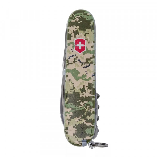 Багатофункціональний складаний ніж 91 мм Victorinox Huntsman Army 4 шари, 15 функцій Піксель з червоним лого (1.3713.3.W3941p) Багатофункціональний складаний ніж 91 мм Victorinox Huntsman Army 4 шари, 15 функцій Піксель з червоним лого (1.3713.3.W3941p)