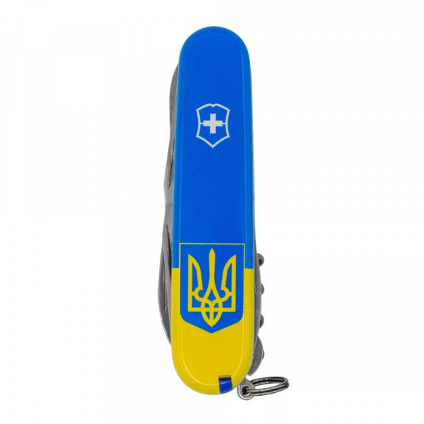 Складной нож Victorinox Climber Ukraine Герб на флаге (1.3703.7.T3030p)