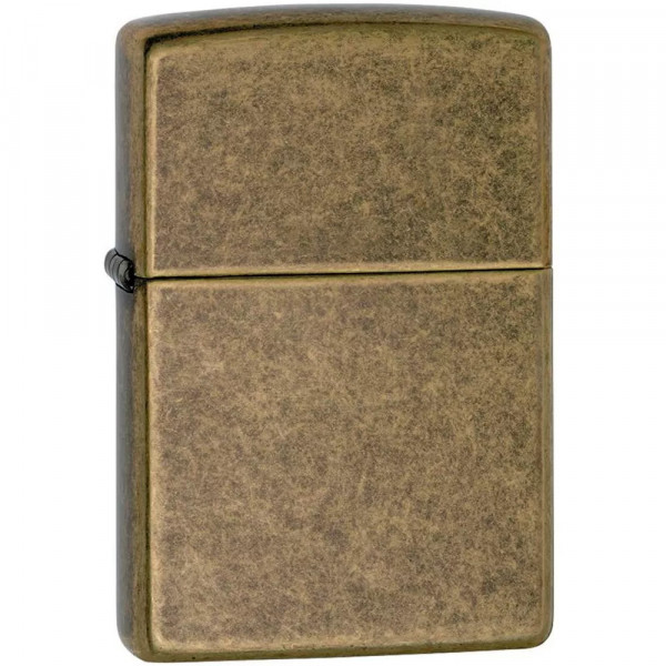 Запальничка бензинова ZIPPO FLAT BTM ANTIQUE BRASS (201 FB)