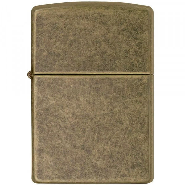Запальничка бензинова ZIPPO FLAT BTM ANTIQUE BRASS (201 FB) Запальничка бензинова ZIPPO FLAT BTM ANTIQUE BRASS (201 FB)
