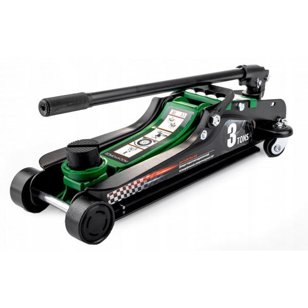 Домкрат підкатний 3т (85-385мм) з поворотною ручкою 360 ° Rockforce RF-T825010