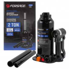 Домкрат пляшковий 2т (160-380мм) двуштоковий Forsage F-TF0202
