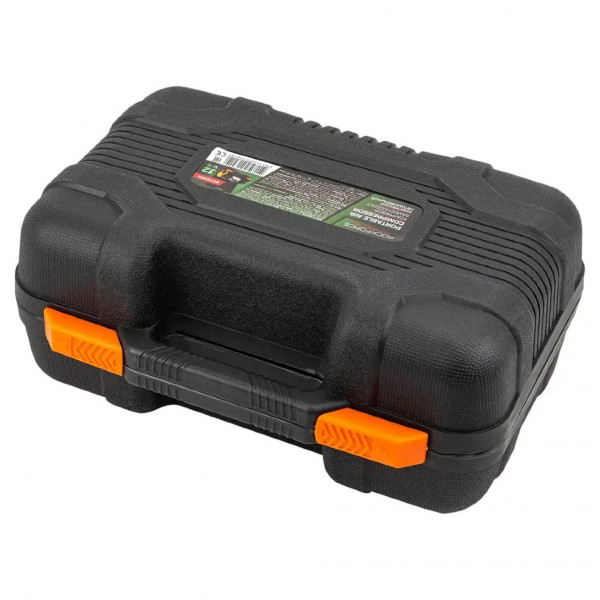 Компресор автомобільний з ліхтарем (12В, 65л/хв, 7 бар) у кейсі Rockforce RF-2014360