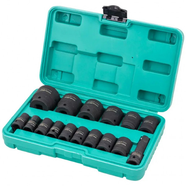 Набір головок ударних глибоких 16пр 1/2'' (6гр.) (10-32мм) FORSandTune FST-4177-5MPB