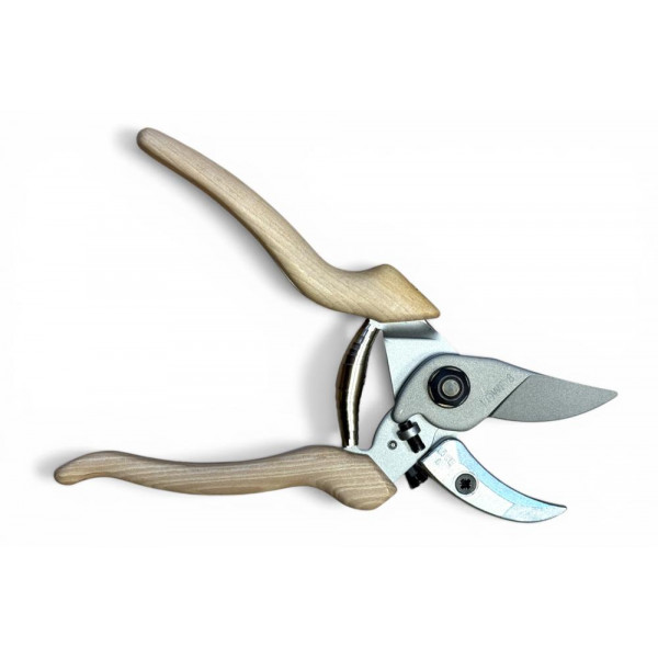 Секатор з ковадлом LOWE N8.104 Natural Series, зріз 24 мм, дерев’яні ручки з гікорі Секатор з ковадлом LOWE N8.104 Natural Series, зріз 24 мм, дерев’яні ручки з гікорі