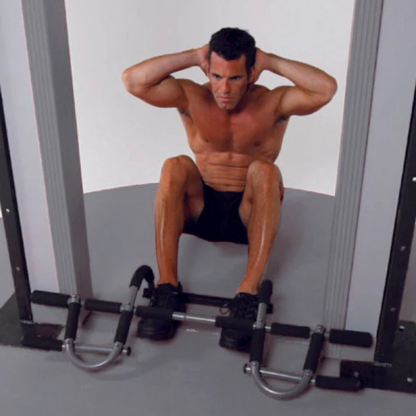 Багатофункціональний турнік для підтягувань і преса Toorx 3 в 1 з додатковим хватом (BTP-M) (932107)