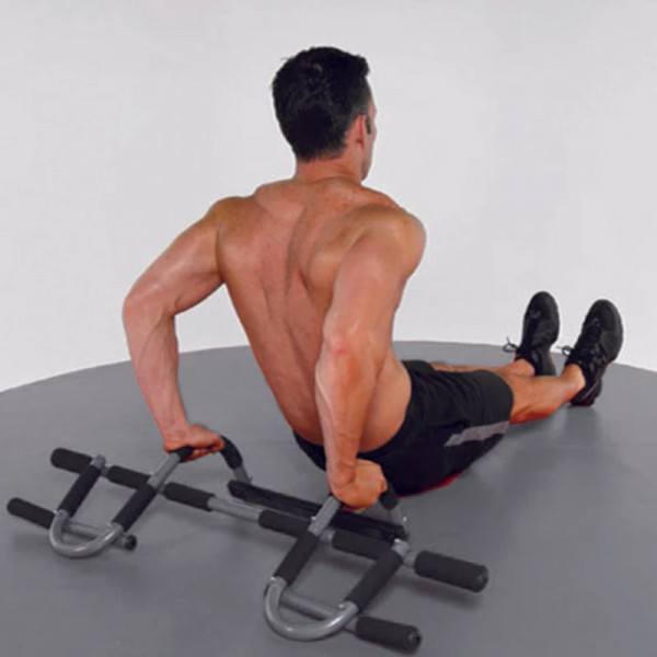 Багатофункціональний турнік для підтягувань і преса Toorx 3 в 1 з додатковим хватом (BTP-M) (932107)