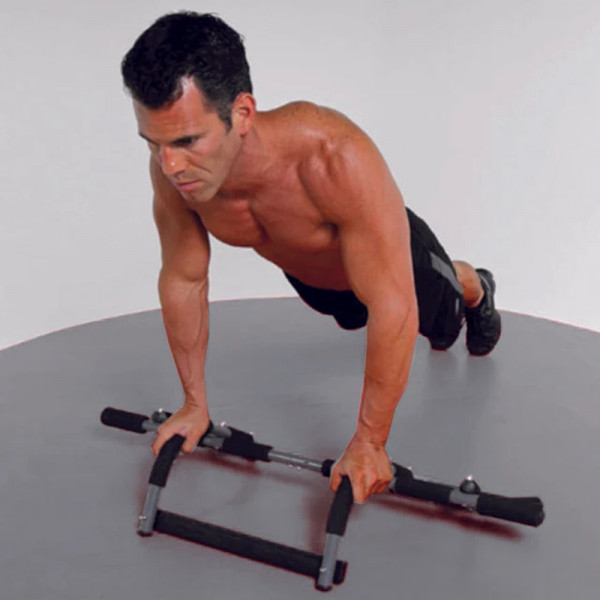 Багатофункціональний турнік для підтягувань і преса Toorx 3 в 1 з додатковим хватом (BTP-M) (932107)