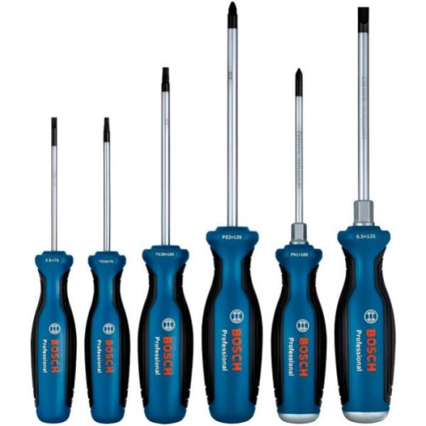 Набір викруток SL/PH/PZ/TX Bosch Professional, 6 шт 1600A02CV3