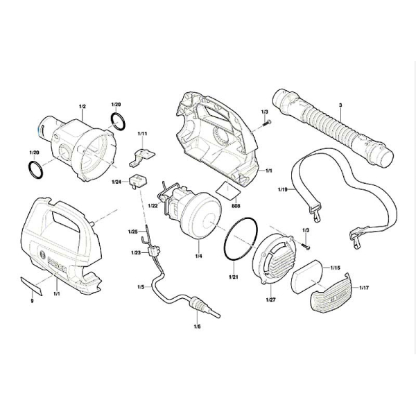 Фарборозпилювач Bosch PFS 1000 0603207000