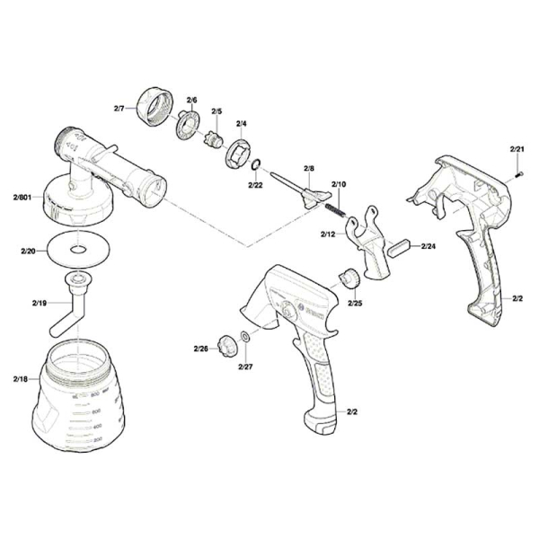 Фарборозпилювач Bosch PFS 1000 0603207000