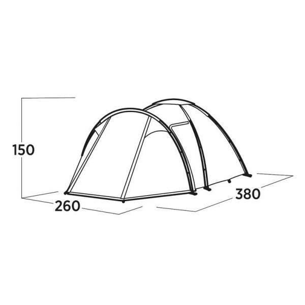 Намет чотиримісний Easy Camp Lomsdal 4 (120480) (931551)