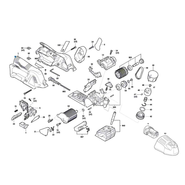 Рубанок акумуляторний Bosch Professional GHO 12V-20, без акб та з/п 06015A7000