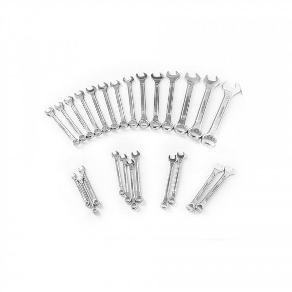 Набір ключів комбінованих 25пр. (6-19, 21, 22, 24, 27, 30, 32мм) в пластиковому утримувачі
