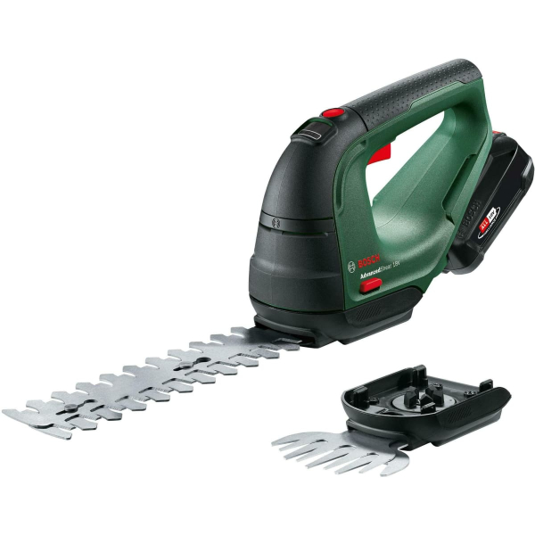 Акумуляторні кущорізи-ножиці для трави Bosch AdvancedShear 18V-10 (0600857000) Аку 2Ач та ЗП